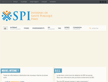 Tablet Screenshot of isp-paris.org